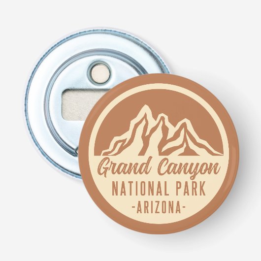 Grand Canyon National Park Arizona Button Flesopener (Voorkant)