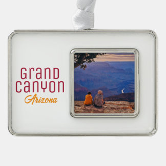 Grand Canyon National Park Arizona Souvenir Verzilverd Kader Ornament