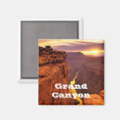 Grand Canyon National Park Arizona Sunset Magnet (Recto/Verso)