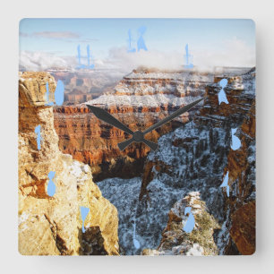 Grand Canyon National Park, Arizona, Verenigde Sta Vierkante Klok