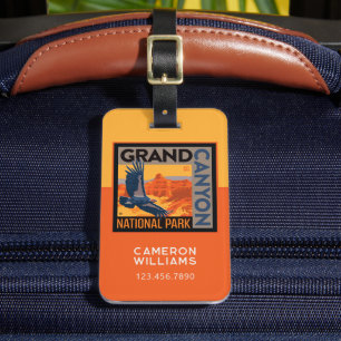 Grand Canyon National Park   Condors Bagagelabel