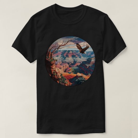 Grand Canyon National Park Eagle T-shirt (Design voorkant)