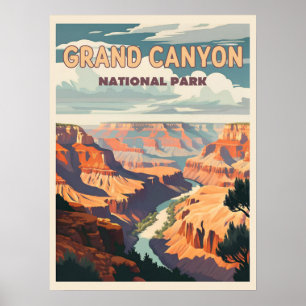 Grand Canyon National Park - een natuurwonder Poster