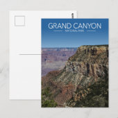 Grand Canyon National Park gestileerde reizen Briefkaart (Voorkant / Achterkant)
