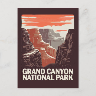 Grand Canyon National Park Landschap Briefkaart