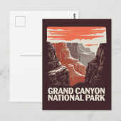 Grand Canyon National Park Landschap Briefkaart (Voorkant / Achterkant)