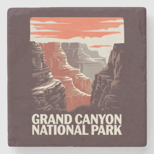Grand Canyon National Park Landschap Stenen Onderzetter