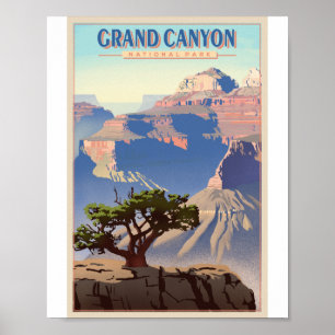 Grand Canyon National Park Litho Poster