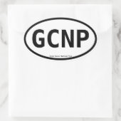 Grand Canyon National Park Oval Sticker (Tas)