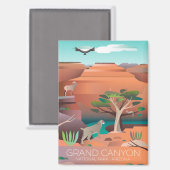 Grand Canyon National Park Réfrigérateur Magnet (Recto/Verso)