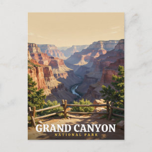 Grand Canyon National Park Schilderachtig Briefkaart