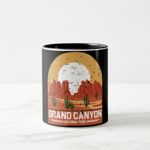 Grand Canyon National Park Souvenir Arizona Road Tweekleurige Koffiemok