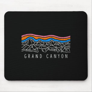 Grand canyon national park souvenir retro kamperen muismat