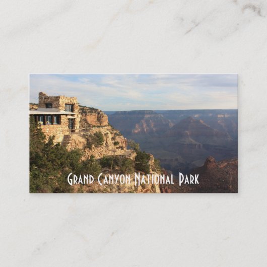Grand Canyon National Park Souvenir Visitekaartje (Voorkant)