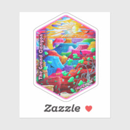 Grand Canyon National Park Travel Art Sticker