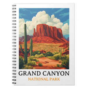 Grand Canyon National Park Vintage Travel Notitieboek