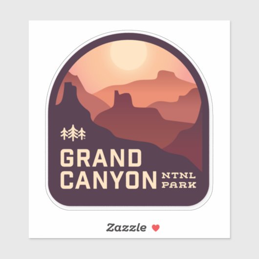 Grand Canyon National Park Vinyl Sticker (Vel)