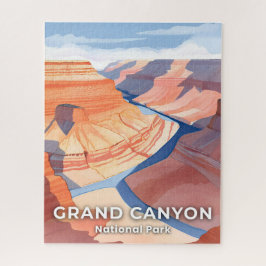 Grand Canyon National Park Watercolor Travel Legpuzzel