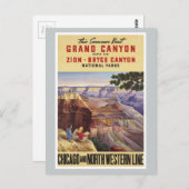 Grand Canyon National Parks Briefkaart (Voorkant / Achterkant)