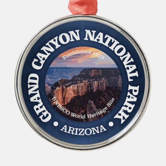 Grand Canyon NP 2 Metalen Ornament (Voorkant)
