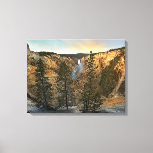Grand Canyon of Yellowstone, Yellowstone Canvas Afdruk