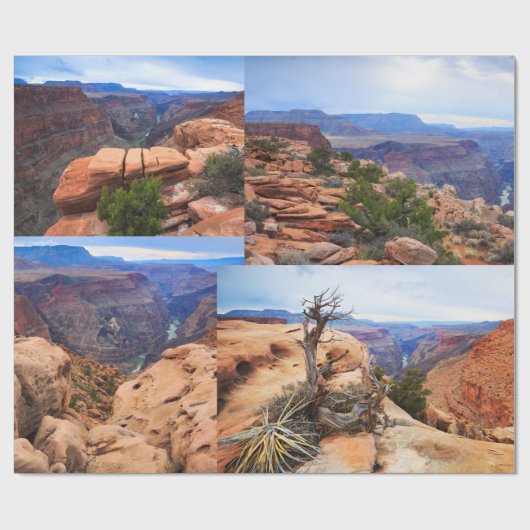 Grand Canyon Photo Collage Cadeaupapier (Vlak)