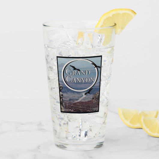 Grand Canyon Poster Glas (Achterkant ijs)