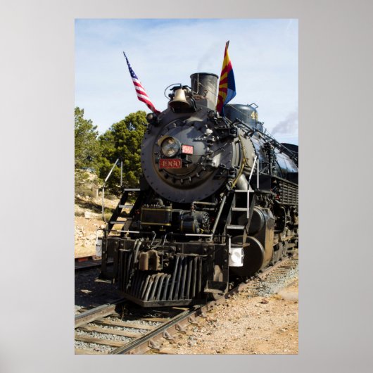 Grand Canyon Railway steam engine 4960 Poster (Voorkant)