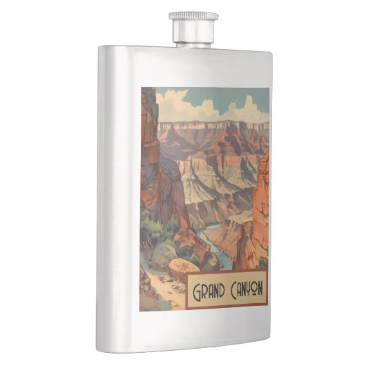Grand Canyon Retro Travel Design Flacon (Rechts)