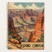 Grand Canyon Retro Travel Design Planner (Voorkant)