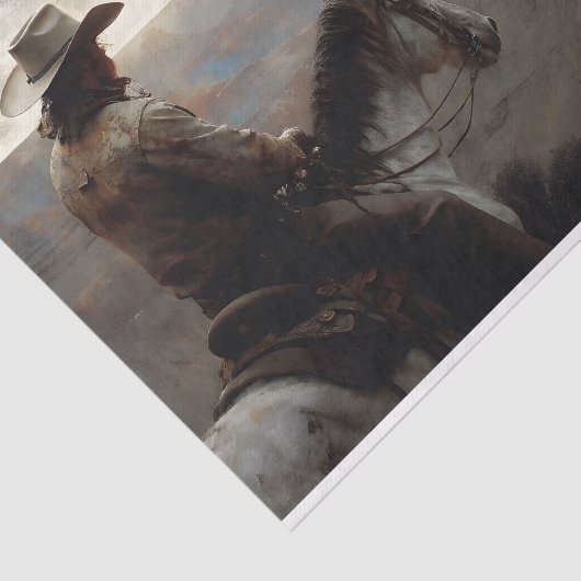 Grand Canyon Rider Decoupage Tissuepapier (Detail)