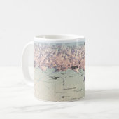 Grand Canyon South Rim map mok (Voorkant links)