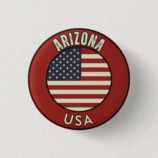 Grand Canyon State - Arizona Adventure Ronde Button 3,2 Cm (Voorkant)