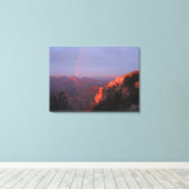 Grand Canyon Sunset Rainbow Wrapped Canvas (Insitu (Houten vloer))