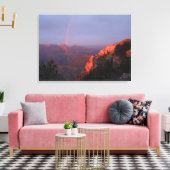 Grand Canyon Sunset Rainbow Wrapped Canvas (Insitu (Woonkamer))