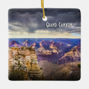 Grand Canyon Travel Foto 2-zijdig kerstfeest Keramisch Ornament