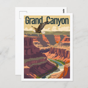 Grand Canyon USA  bekende reisplaats Briefkaart