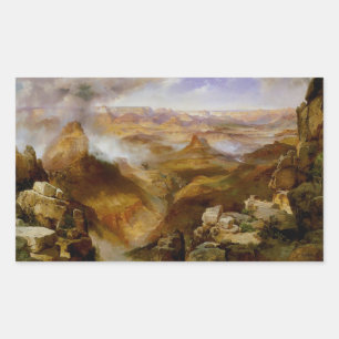 Grand Canyon van de Colorado Rechthoekige Sticker