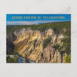 Grand Canyon van de geelsteen Briefkaart