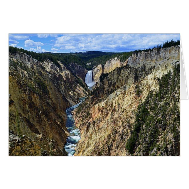 Grand Canyon van de Yellowstone (Voorkant Horizontaal)