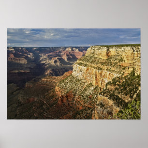 Grand Canyon van de zuidrand bij zonsondergang, 2 Poster