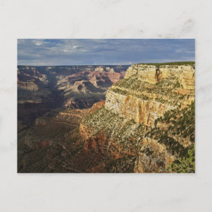 Grand Canyon van de zuidrand bij zonsondergang, 5 Briefkaart