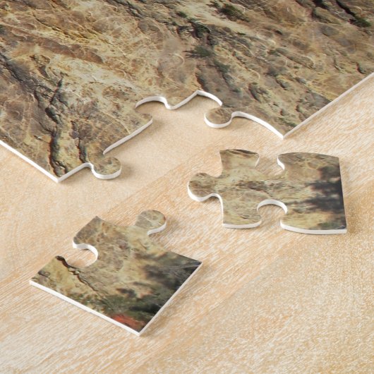 Grand Canyon van het geelsteenlandschap Puzzle Legpuzzel (Zijkant)