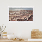 Grand Canyon van Pt. Sublime van Dutton 1882C Poster (Keuken)
