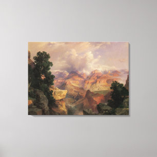 Grand Canyon van Thomas Moran,  landschap Canvas Afdruk