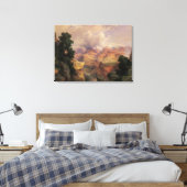 Grand Canyon van Thomas Moran, landschap Canvas Afdruk (Insitu (Slaapkamer))