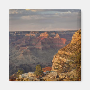 Grand Canyon vanaf de zuidelijke rand bij zonsonde Magneet