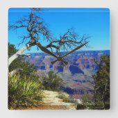 Grand Canyon Vierkante Klok (Voorkant)