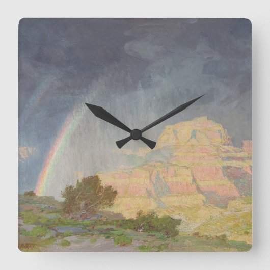 Grand Canyon Vierkante Klok (Voorkant)