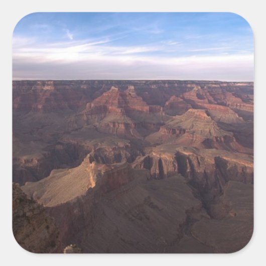 Grand Canyon Vierkante Sticker (Voorkant)